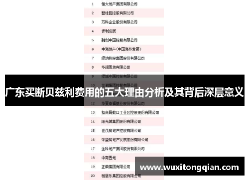 广东买断贝兹利费用的五大理由分析及其背后深层意义